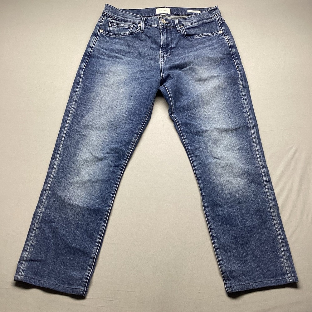 Frame Denim Men 32 L'Homme Athletic Skywood Slim Taper Stretch Jeans LMHA691